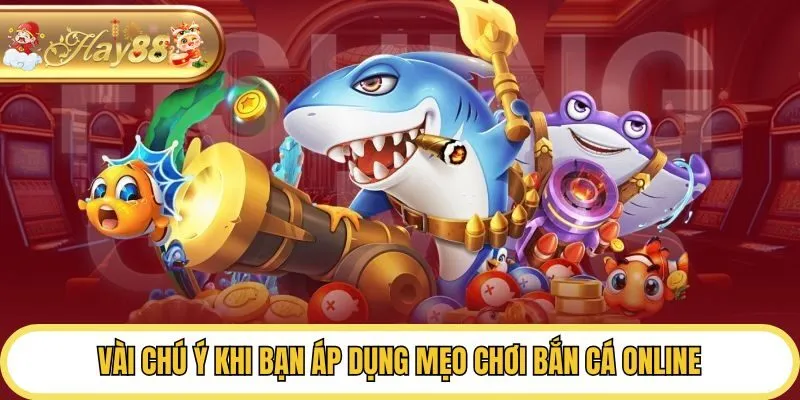 Vài chú ý khi bạn áp dụng mẹo chơi bắn cá online